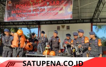 Brimob Batalyon B Pelopor Siaga Penuh Hadapi Cuaca Ekstrem dan Lonjakan Risiko Saat Libur Iduladha