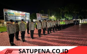 Polres Toba Gelar Patroli Skala Besar Antisipasi Gangguan Kamtibmas Akibat Blackout di Kabupaten Toba.