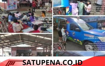 Pemerintah Kabupaten Tapanuli Utara melalui Dinas Perpustakaan turut mendukung pelaksanaan Lomba Mewarnai