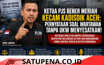 Ketua PJS Bener Meriah Kecam Kadisdik Aceh: Pernyataan Soal Wartawan Tanpa UKW Menyesatkan