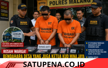 Pejabat Desa di Malang Ditangkap Kasus Narkoba, Warga Desak Pencopotan Jabatan