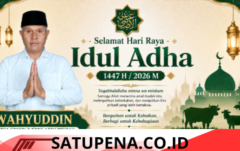 Wahyuddin Sampaikan Ucapan Idul Adha 1447 H, Ajak Masyarakat Perkuat Kepedulian