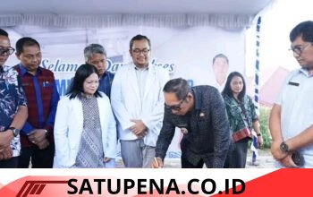 Bupati Tapanuli Utara Dr. Jonius Taripar Parsaoran Hutabarat, S.Si., M.Si., meresmikan Gedung Catheterization Laboratory atau Cath Lab RSUD Tarutung, Kamis, 18 Juni 2026.