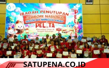 Bupati Taput Tegaskan Komitmen Dukung Pendidikan Iman Anak pada Penutupan JamNas Anak Sekolah Minggu HKBP 2026.