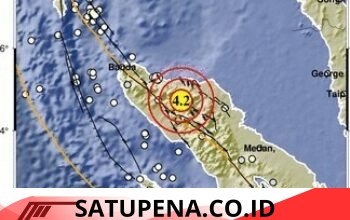 Gempa Dangkal M4,3 Guncang Bener Meriah, Getaran Terasa hingga Takengon