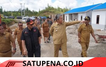 Wakil Bupati Tapanuli Utara, Dr. Deni Parlindungan Lumbantoruan, M.Eng., mendampingi kunjungan kerja Kepala Badan Nasional