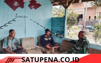 Babinsa Koramil 06/Jagong Aktif Komsos, Pererat Hubungan dengan Warga Telegesari