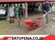 Babinsa Koramil 02/Bebesen Gelar Karya Bhakti Bersama Warga, Perkuat Kebersamaan di Desa Binaan