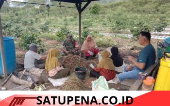 Babinsa Koramil 06/Jagong Jeget Perkuat Ketahanan Pangan Bersama Warga di Berawang Dewal