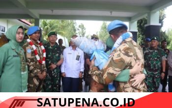 Kodim 0106/Aceh Tengah Bersama Forkopimda Sambut Kepulangan Pasukan Garuda Lebanon
