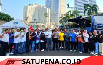 Jasa Raharja DKI Jakarta Bersama Stakeholder  Hadirkan Layanan Samsat Keliling di HBKB Bundaran HI