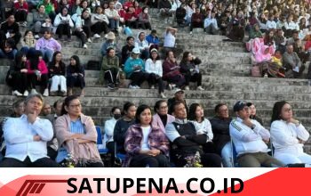 Rangkaian perayaan Paskah di Kabupaten Tapanuli Utara.