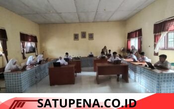SMPN 2 Nisam Antara Terapkan Ujian Digital, Diikuti 91 Peserta Didik