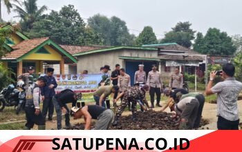 Tindaklanjuti Program Kapolda Sumsel, Polres Musirawas Gandeng Tokoh dan Warga Perbaiki Jalan