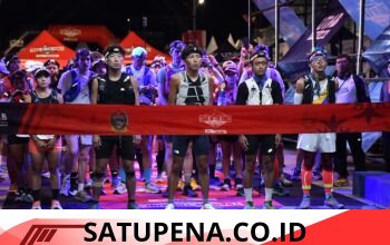 Gubernur Sumatera Utara Bersama Bupati Samosir Lepas Peserta Lomba 100K Trail of The Kings 2026.
