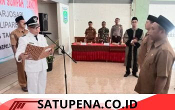 Perangkat Desa Arjosari Resmi Dilantik, Siap Tingkatkan Pelayanan kepada Masyarakat