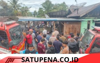 Kebakaran Hebat di Gunung Tunyang, Satu Rumah Terdampak, Lima Unit Hangus Dilalap Api