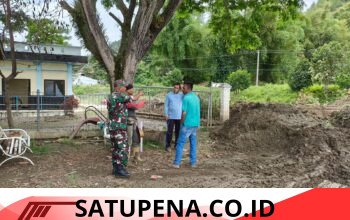 Babinsa Koramil 01/Lut Tawar Pererat Silaturahmi dengan Warga Melalui Komsos di Desa Mendale