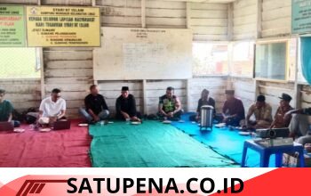 Babinsa Koramil 05/Linge Pererat Silaturahmi dengan Warga melalui Komsos di Desa Kute Baru