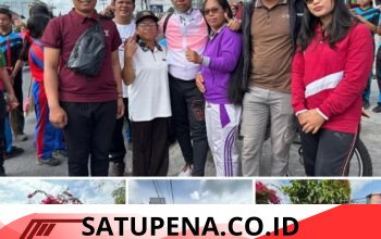 Bupati Taput Tinjau Gotong Royong Serentak di Kecamatan Siborongborong