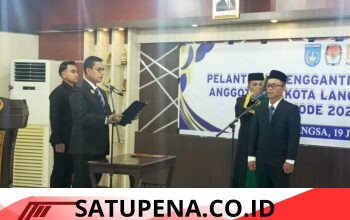 Walikota Langsa Lantik Mohammad Khoiri Sebagai Anggota KIP Langsa