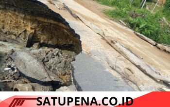 Jalan Peureulak-Lokop Putus Akibat Abrasi, Ribuan Warga Serbajadi Terancam Terisolasi