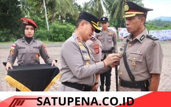 Kapolres Pidie Jaya Sertijab Sejumlah Pejabat Polres Pidie Jaya