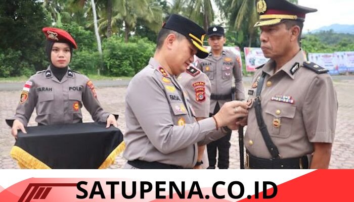Kapolres Pidie Jaya Sertijab Sejumlah Pejabat Polres Pidie Jaya