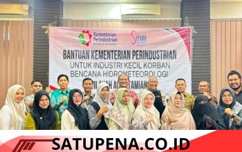 Kementerian Perindustrian Salurkan Bantuan Peralatan dan Modal Usaha untuk IKM Aceh Tamiang Pascabencana