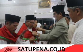 Wabup Taput Lepas Keberangkatan Jamaah Calon Haji Kloter Pertama Tahun 2026