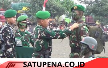 Pantai Jangkar Jadi Saksi Lahirnya 1.035 Prajurit Infanteri Baru dalam Tradisi Pembaretan