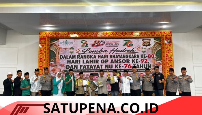 Polres Musi Rawas dan NU Gelar Lomba Hadroh Sambut Hari Bhayangkara ke-80