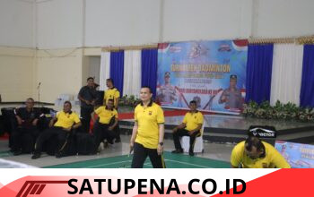 Badminton Kapolres Cup Pidie Jaya ke III Resmi Bergulir