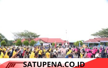 Polres Aceh Singkil Gelar Olahraga Bersama, Semarakkan Hari Bhayangkara ke-80