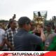 Pemkab Tapanuli Utara Resmi menutup Pertandingan Pacuan Kuda Tingkat Nasional lapangan Pacuan Kuda Siborng borong.