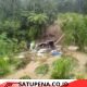 Himbaoan Dari pemkab Tapanuli Utara Waspada longsor di Jalan Nasional Tarutung Sipirok.
