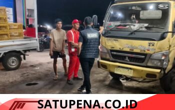 Polisi Temukan Tangki Modifikasi saat Tertibkan Antrean Truk Solar di SPBU Megang