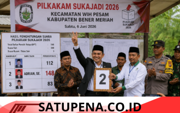 Adrian, SE. Unggul dalam Pilkakam Sukajadi 2026