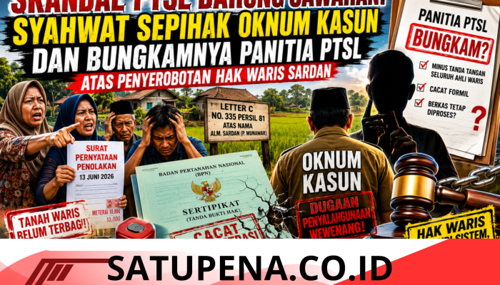 Dugaan Sengketa Waris di Balik Program PTSL Barong Sawahan, Ahli Waris Soroti Peran Oknum Kasun dan Panitia
