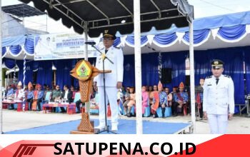 Wabup Samosir Pimpin Upacara Hardiknas 2026, Ulos Warnai Semangat Pendidikan dan Budaya