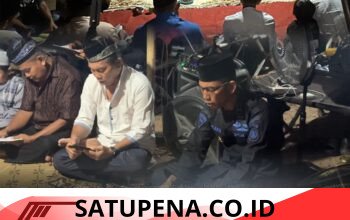 Pererat Hubungan dengan Warga, Brimob Sumsel Gelar Yasinan dan Doa Bersama di Lokasi Pembangunan Markas