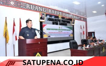 Bupati Samosir Sampaikan Nota Pengantar 4 Ranperda dalam Rapat Paripurna DPRD