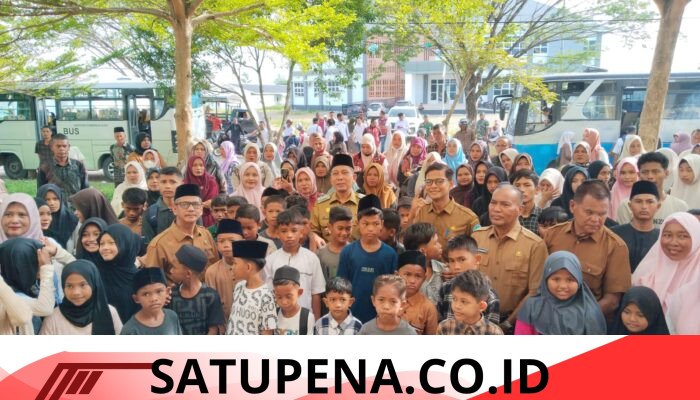 90 Anak Sekolah Rakyat Pidie Jaya Resmi Diberangkatkan ke Bireuen