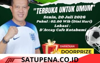 Pererat Kebersamaan, Ketua DPRD Lampung Utara M. Yusrizal Gelar Nobar Final Piala Dunia 2026 di D’Accay Cafe