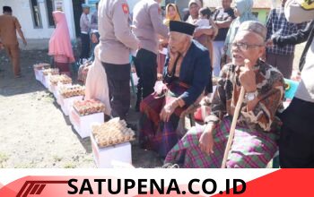 Menguatkan Kepedulian, Polres Aceh Tengah Berbagi Kebahagiaan dengan Warga Paya Beke melalui Jumat Berkah