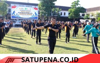 Perkuat Sinergitas Penegak Hukum, Polres Jombang Gelar Olahraga Bersama Kejaksaan, Pengadilan, dan Lapas