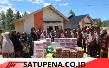Wujud Kepedulian Polri, Polres Aceh Tengah Salurkan Bantuan dan Layanan Kesehatan di Linge