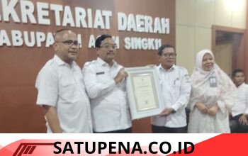 Sukses Terapkan STBM, Pemkab Aceh Singkil Raih Penghargaan Kementerian Kesehatan RI