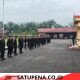 Personel Satbrimob Polda Sumsel Batalyon B Pelopor Laksanakan Apel Siaga di Mako Batalyon