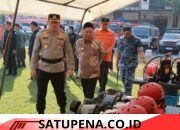 Perkuat Kolaborasi Hadapi Kekeringan dan Karhutla, Polres Jombang Gelar Apel Siaga Bencana